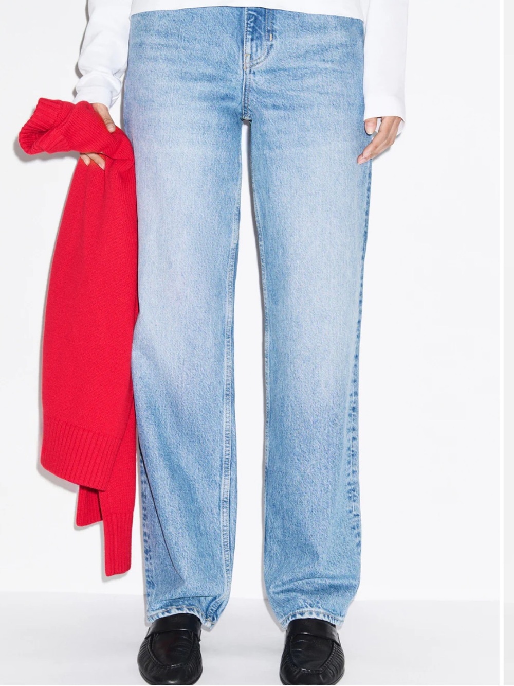 Align Straight Wide-Leg Jeans